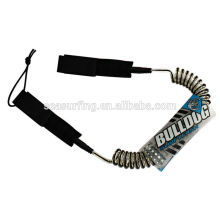 surfboard coil leash with high durability custom surfboard leash